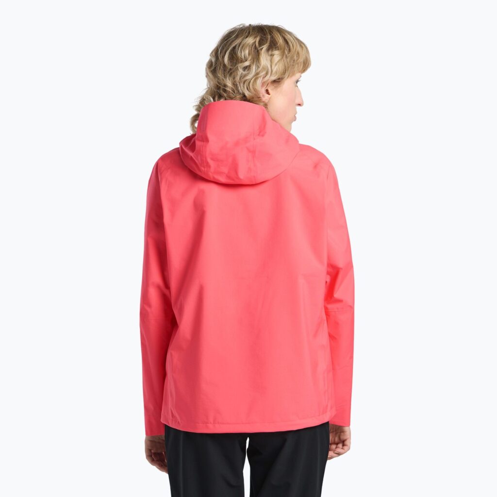 Женская непромокаемая курткаJack Wolfskin Prelight 2.5L LT sunset coral
