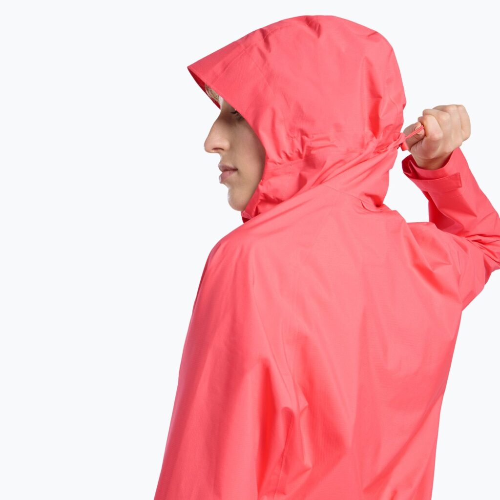 Женская непромокаемая курткаJack Wolfskin Prelight 2.5L LT sunset coral