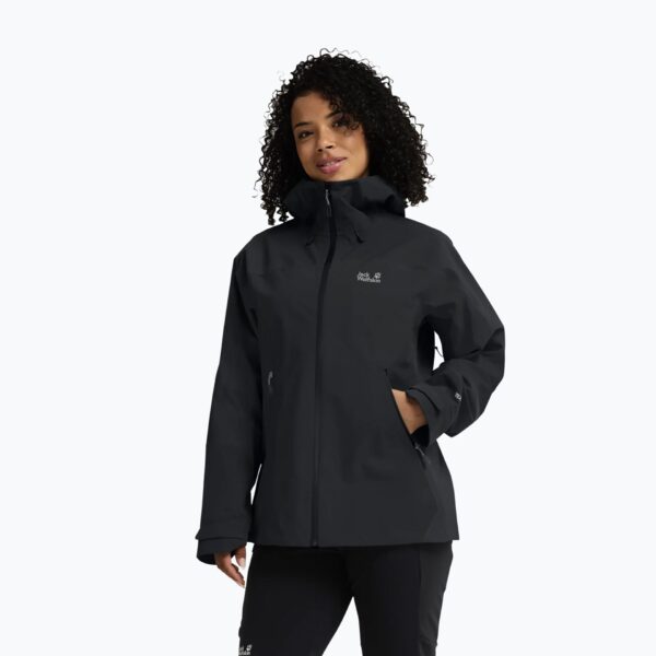 Женская непромокаемая курткаJack Wolfskin Rockpaw 3L phantom