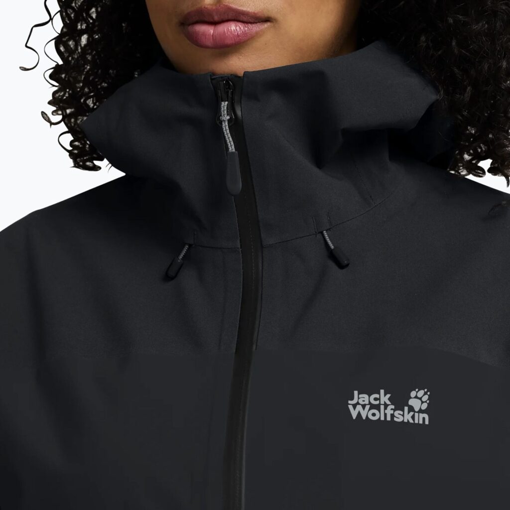 Женская непромокаемая курткаJack Wolfskin Rockpaw 3L phantom