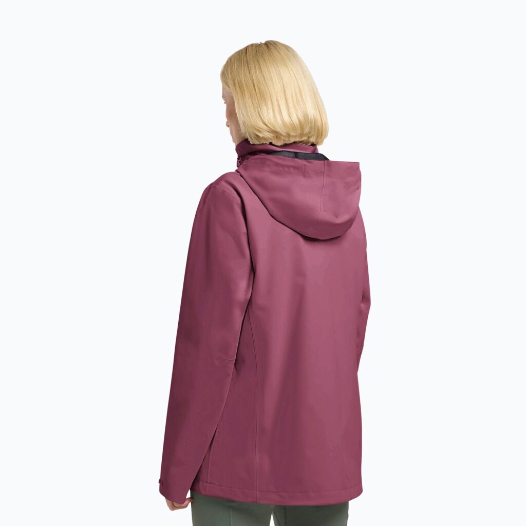 Женская непромокаемая курткаJack Wolfskin Trailtime 2L raisin