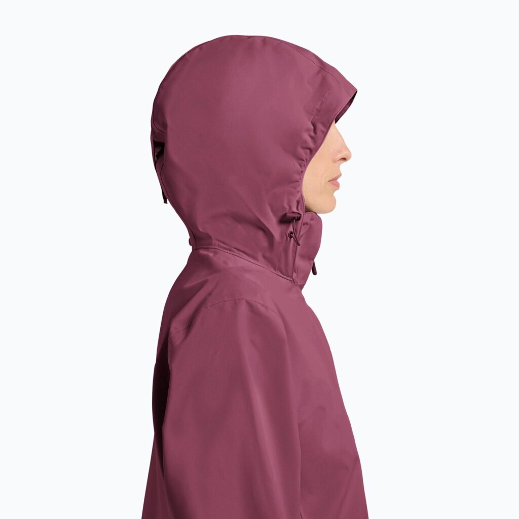 Женская непромокаемая курткаJack Wolfskin Trailtime 2L raisin
