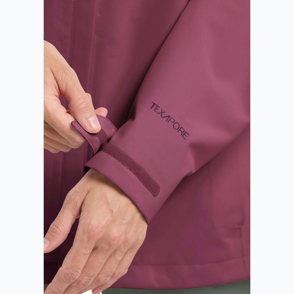 Женская непромокаемая курткаJack Wolfskin Trailtime 2L raisin