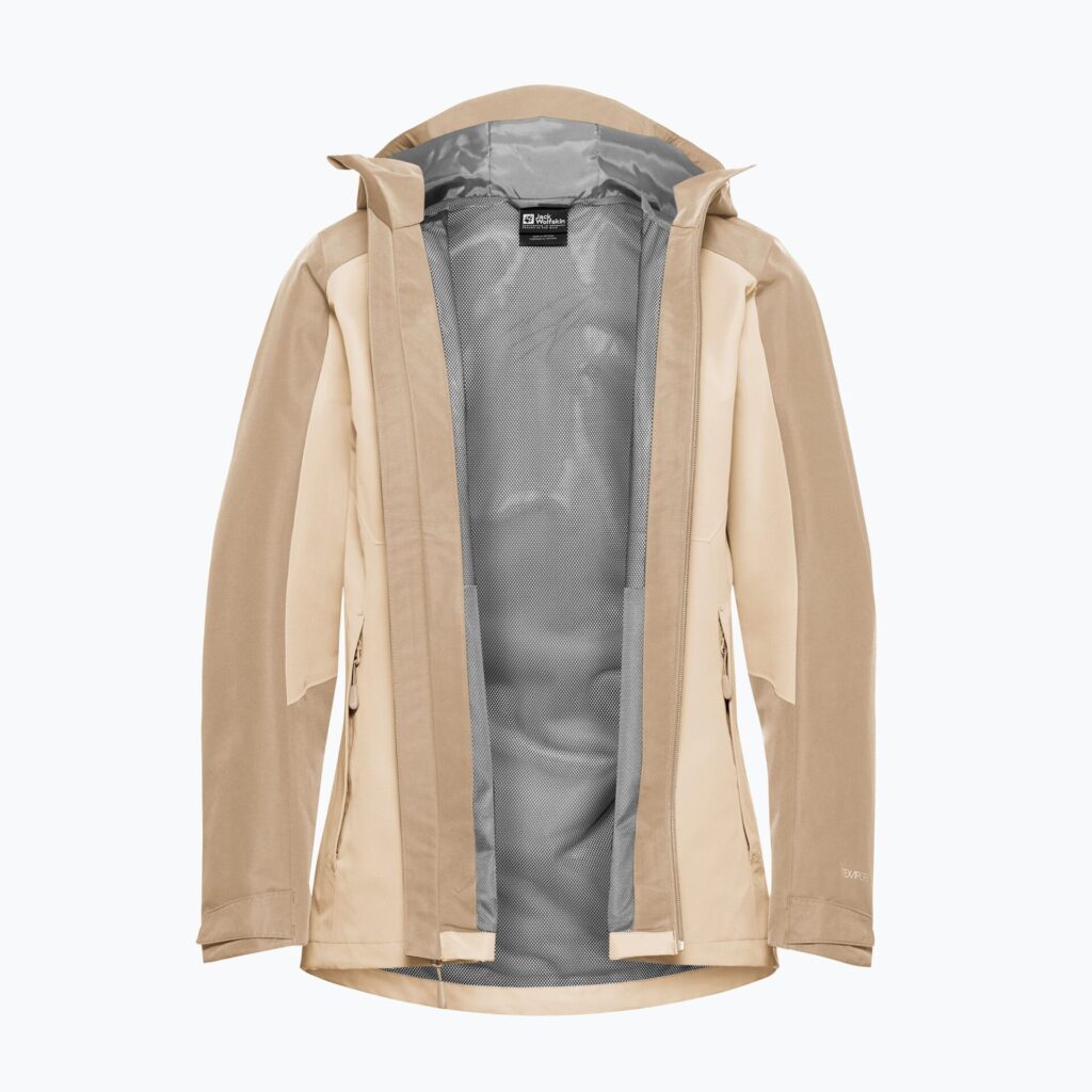 Женская непромокаемая курткаJack Wolfskin Wildbound 2L oyster