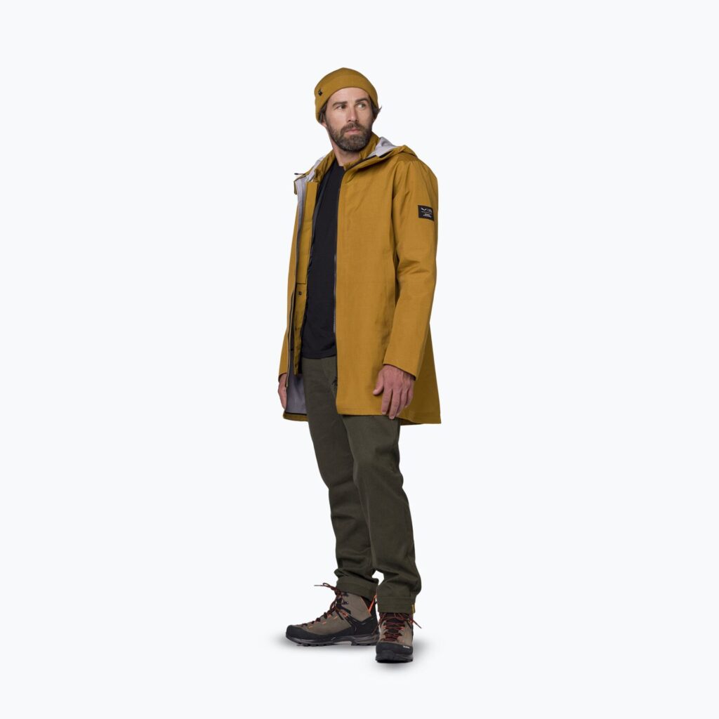Куртка мужская Salewa Fanes 3L Ptx Hemp 2/1 Parka golden brown int.7020
