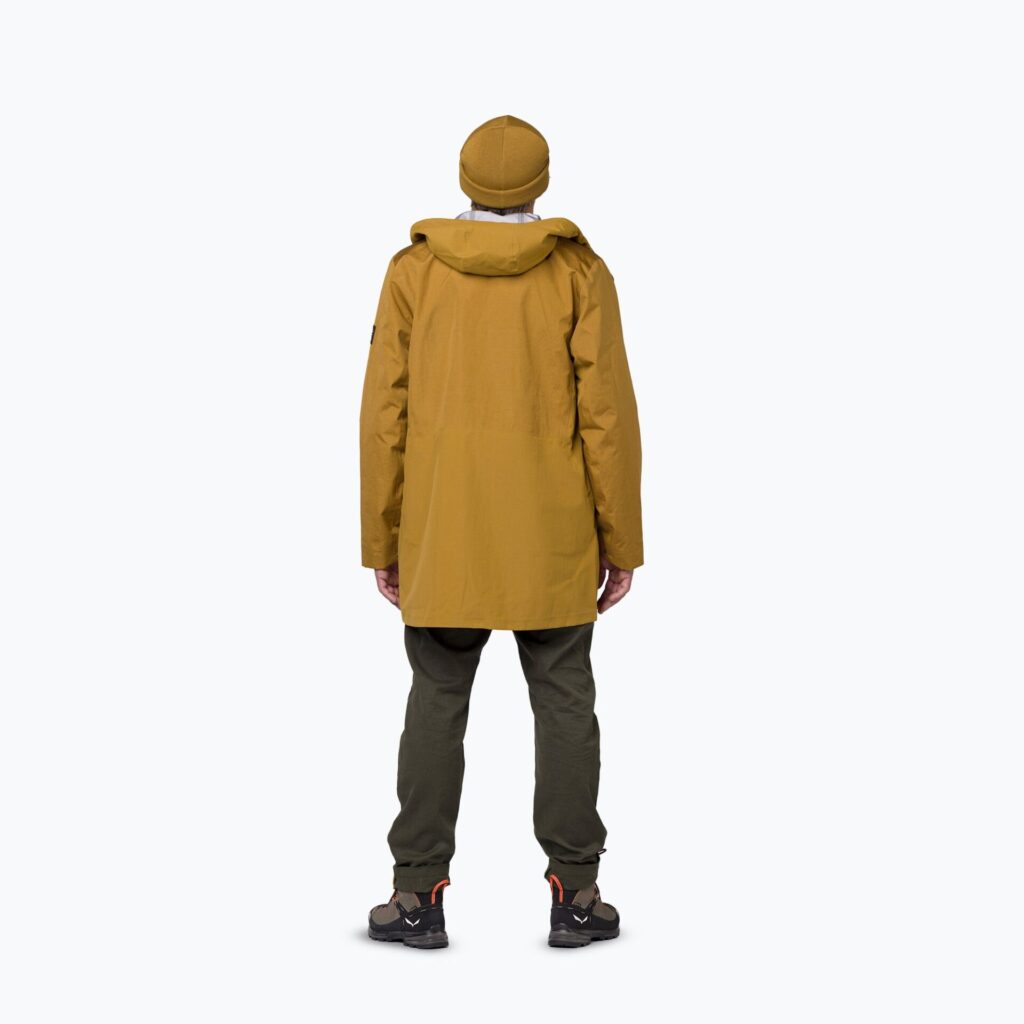 Куртка мужская Salewa Fanes 3L Ptx Hemp 2/1 Parka golden brown int.7020