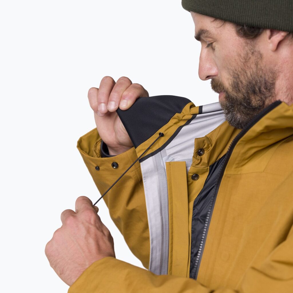 Куртка мужская Salewa Fanes 3L Ptx Hemp 2/1 Parka golden brown int.7020