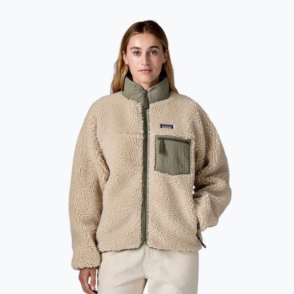 Куртка женская Patagonia Classic Retro-X dark natural w/river rock green