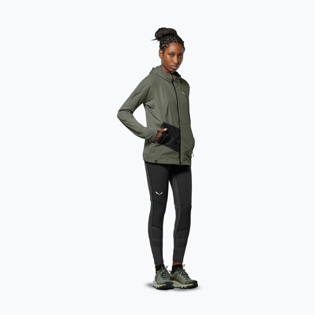 Куртка женская Salewa Pedroc Polarlite Wind Hood faded green