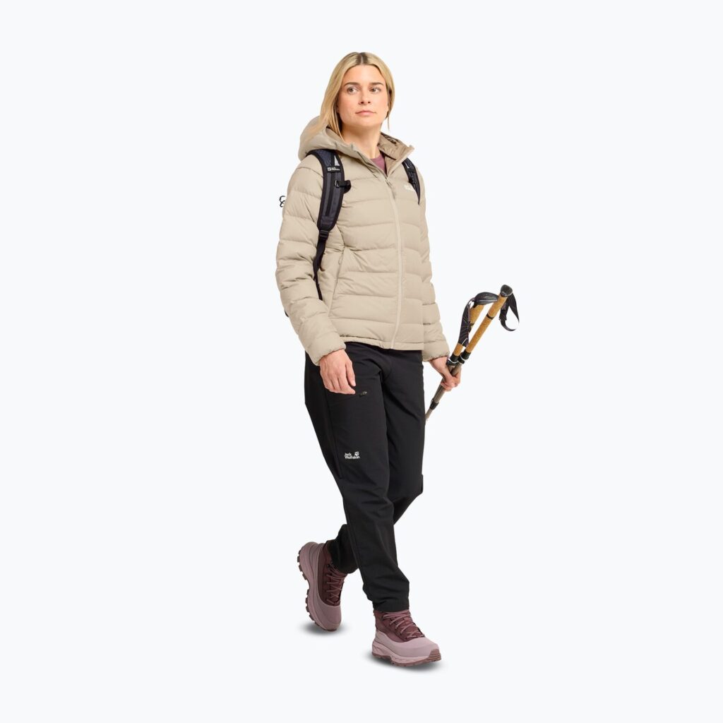 Куртка женская Wild Pass Down Hoody Rds oyster