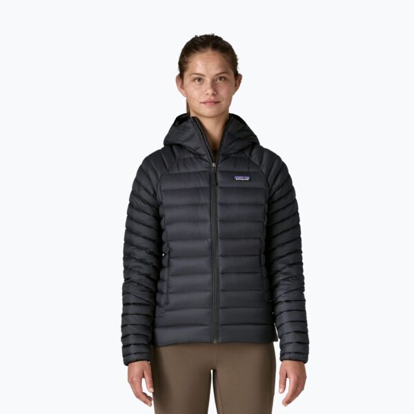 Куртка женская Patagonia Down Sweater Hoody black