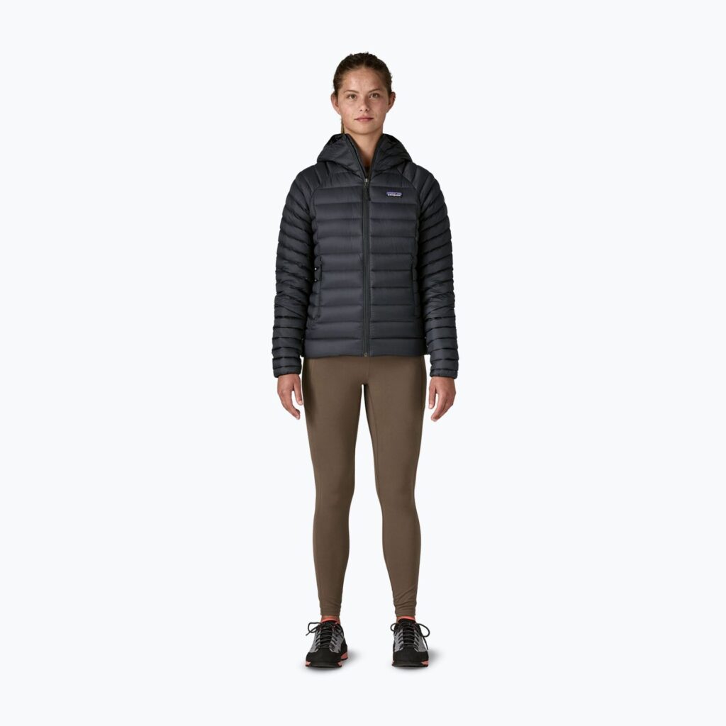 Куртка женская Patagonia Down Sweater Hoody black