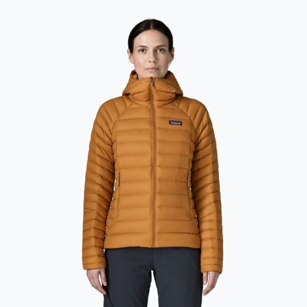Куртка женская Patagonia Down Sweater Hoody cinnamon brown