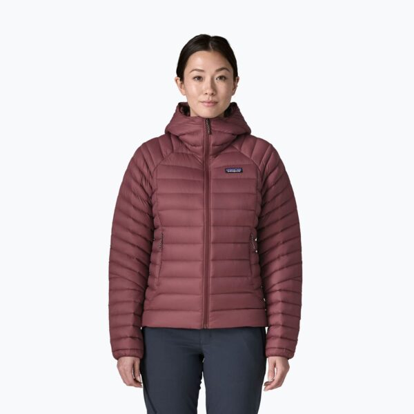 Куртка женская Patagonia Down Sweater Hoody dark ruby