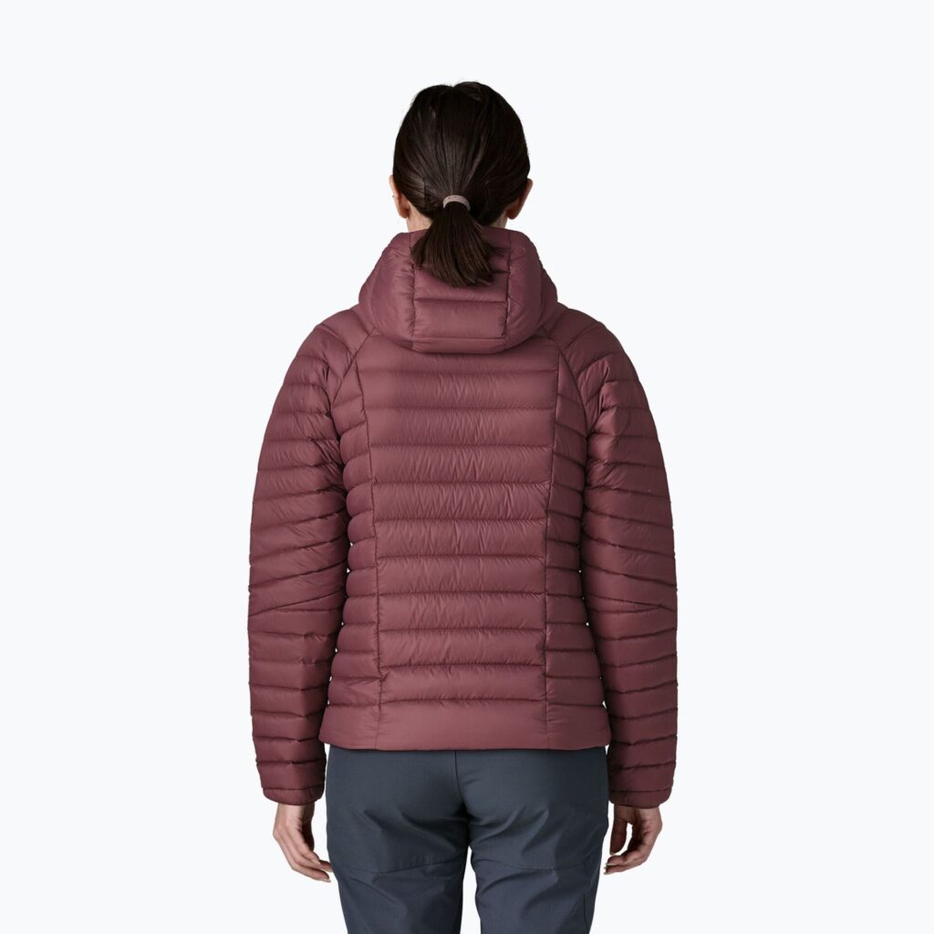 Куртка женская Patagonia Down Sweater Hoody dark ruby