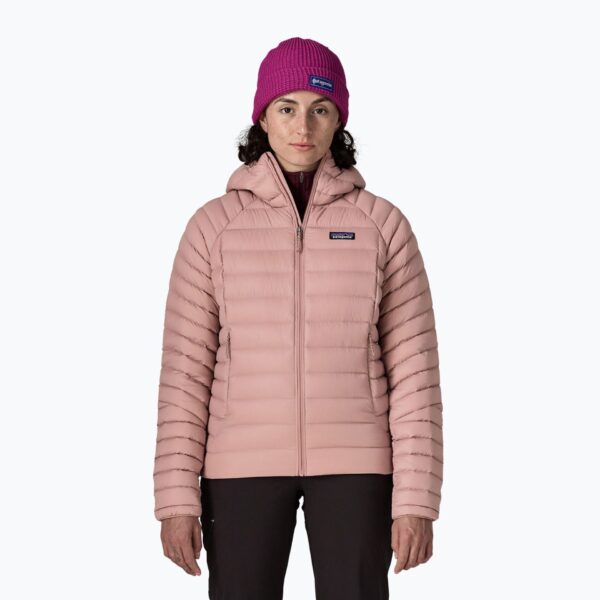 Куртка женская Patagonia Down Sweater Hoody moonrise taupe