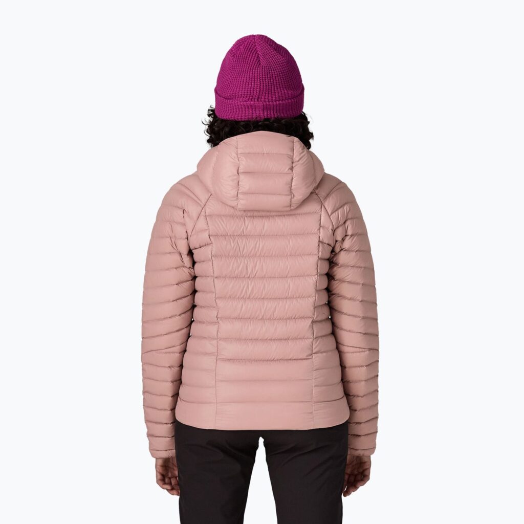 Куртка женская Patagonia Down Sweater Hoody moonrise taupe