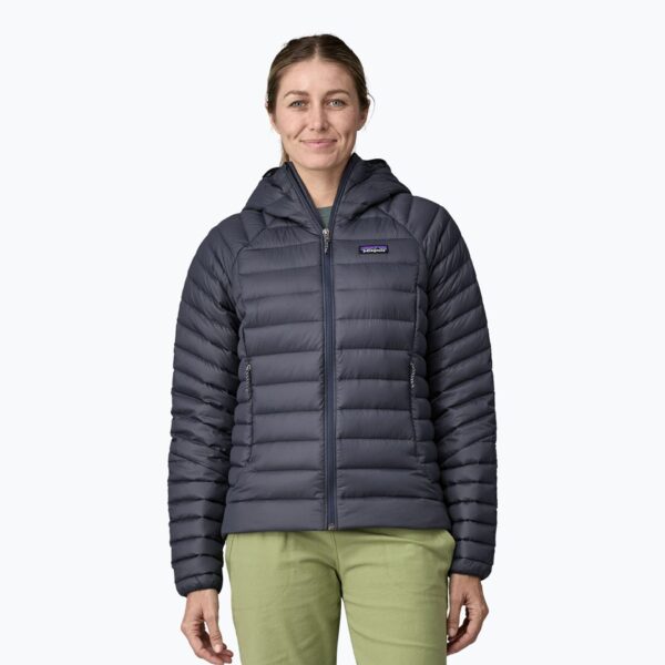Куртка женская Patagonia Down Sweater Hoody smolder blue