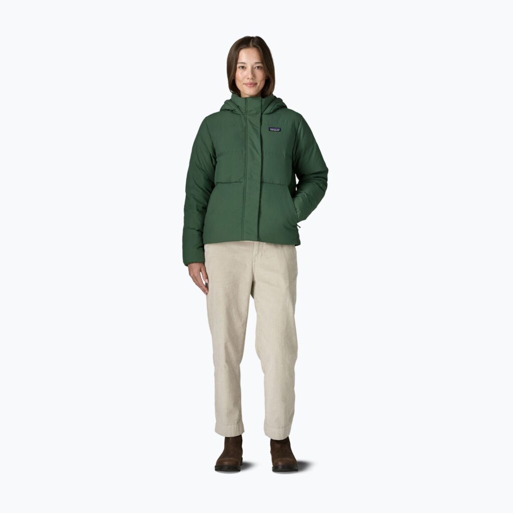 Куртка женская Patagonia Sisar Down Hoody canopy green