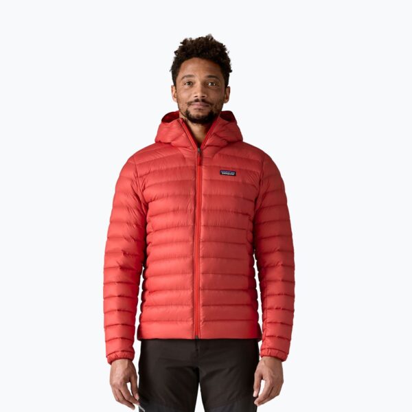 Куртка мужская Patagonia Down Sweater Hoody amanita red