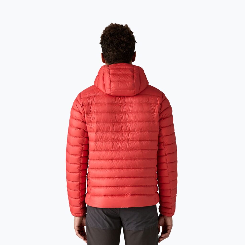 Куртка мужская Patagonia Down Sweater Hoody amanita red