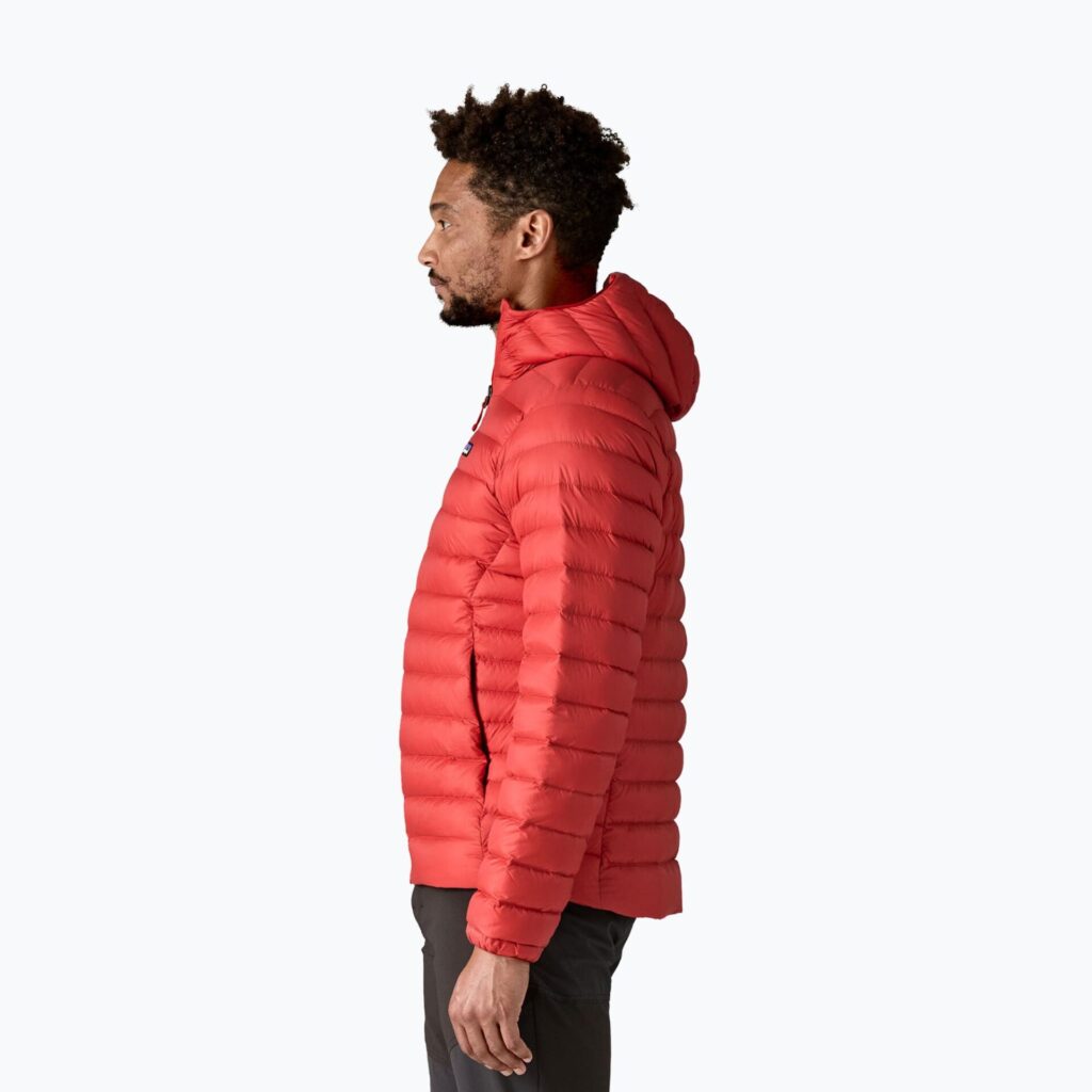Куртка мужская Patagonia Down Sweater Hoody amanita red