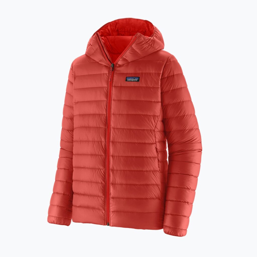 Куртка мужская Patagonia Down Sweater Hoody amanita red