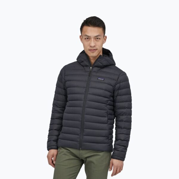 Куртка мужская Patagonia Down Sweater Hoody black