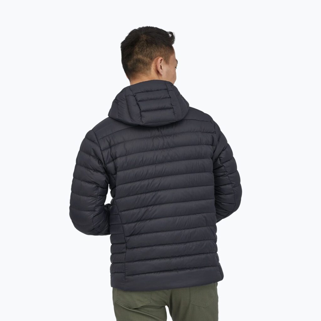 Куртка мужская Patagonia Down Sweater Hoody black
