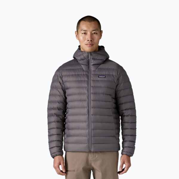 Куртка мужская Patagonia Down Sweater Hoody forge grey w/forge grey