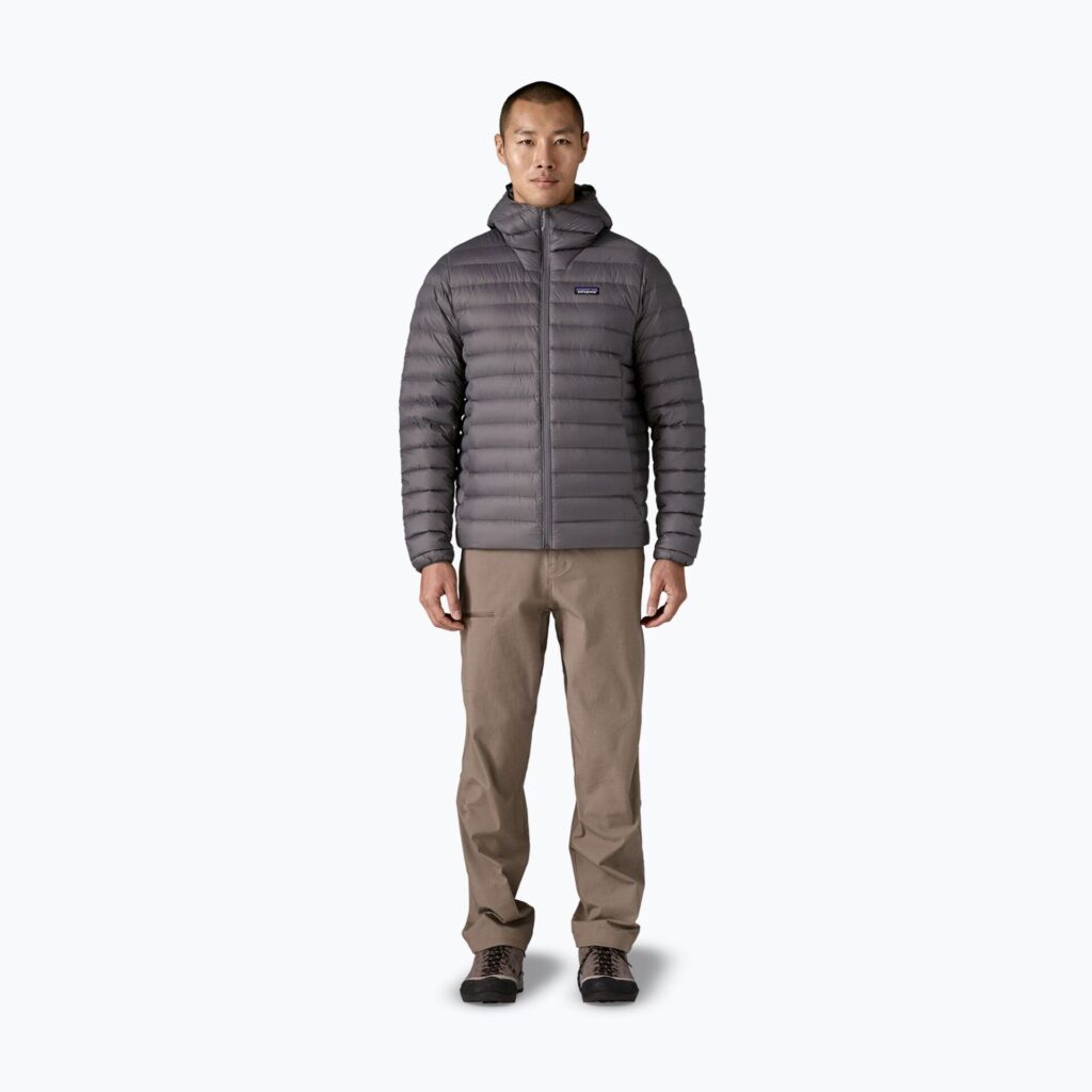 Куртка мужская Patagonia Down Sweater Hoody forge grey w/forge grey