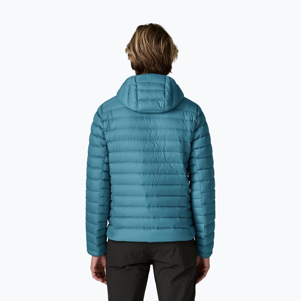 Куртка мужская Patagonia Down Sweater Hoody glacial blue