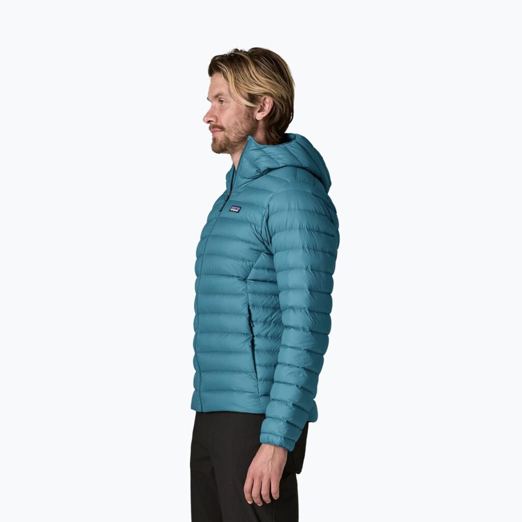 Куртка мужская Patagonia Down Sweater Hoody glacial blue