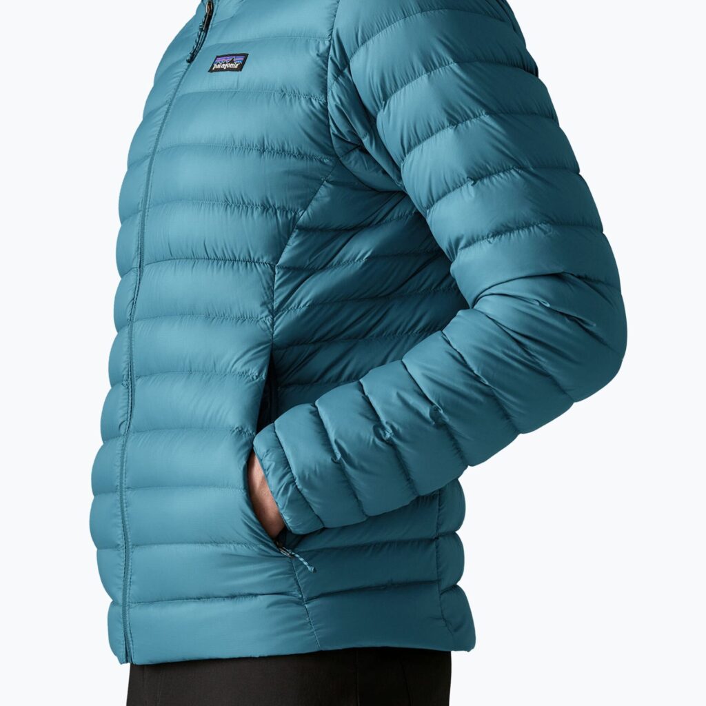 Куртка мужская Patagonia Down Sweater Hoody glacial blue