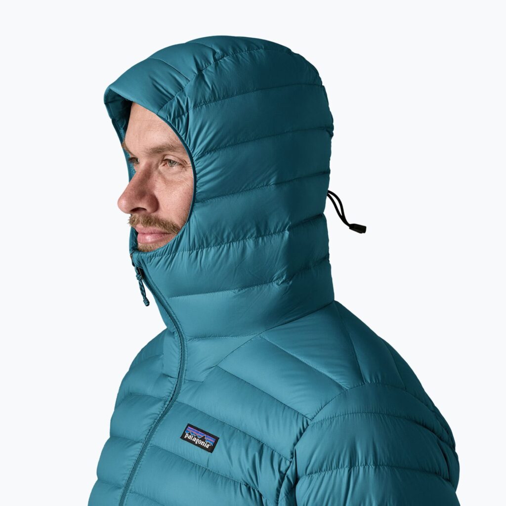 Куртка мужская Patagonia Down Sweater Hoody glacial blue
