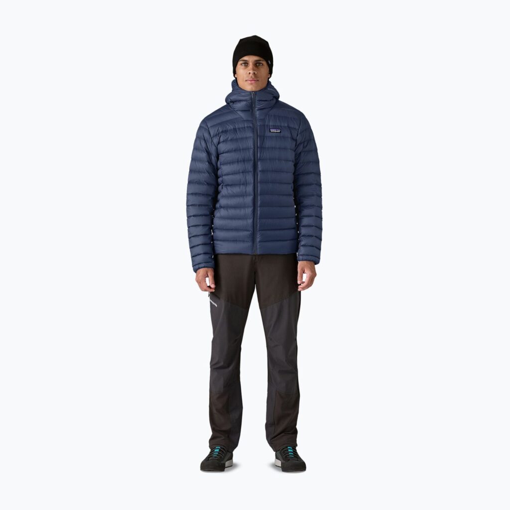 Куртка мужская Patagonia Down Sweater Hoody new navy