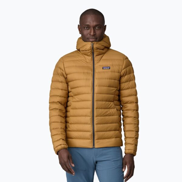 Куртка мужская Patagonia Down Sweater Hoody rapotor brown