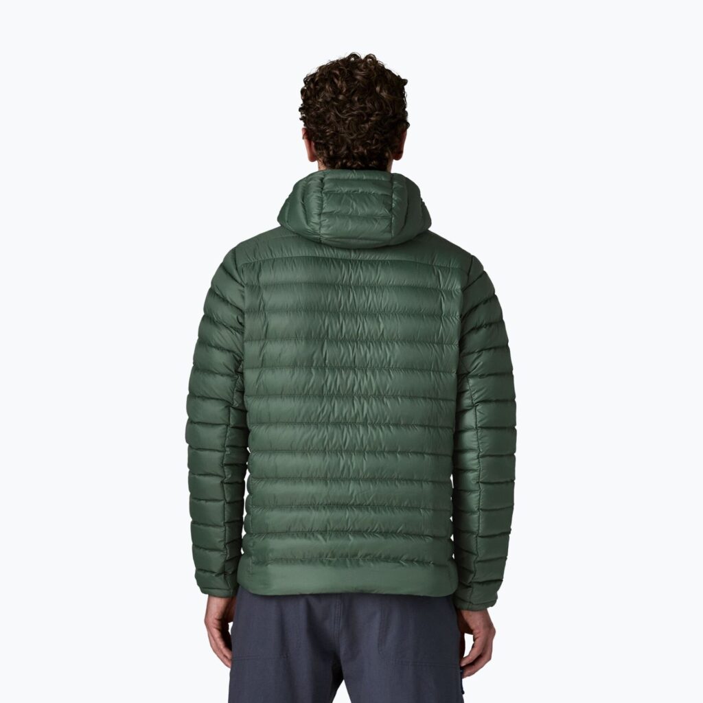 Куртка мужская Patagonia Down Sweater Hoody treeline green
