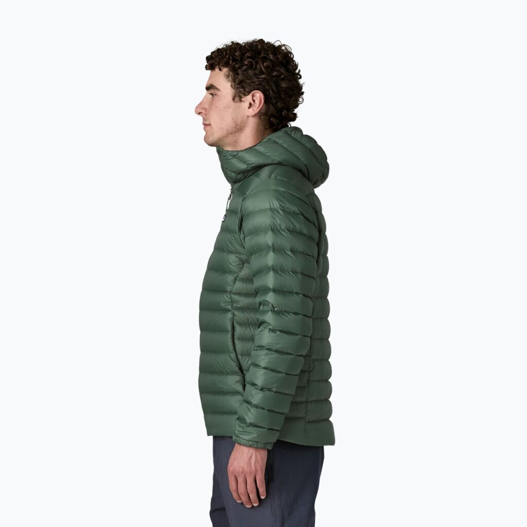 Куртка мужская Patagonia Down Sweater Hoody treeline green