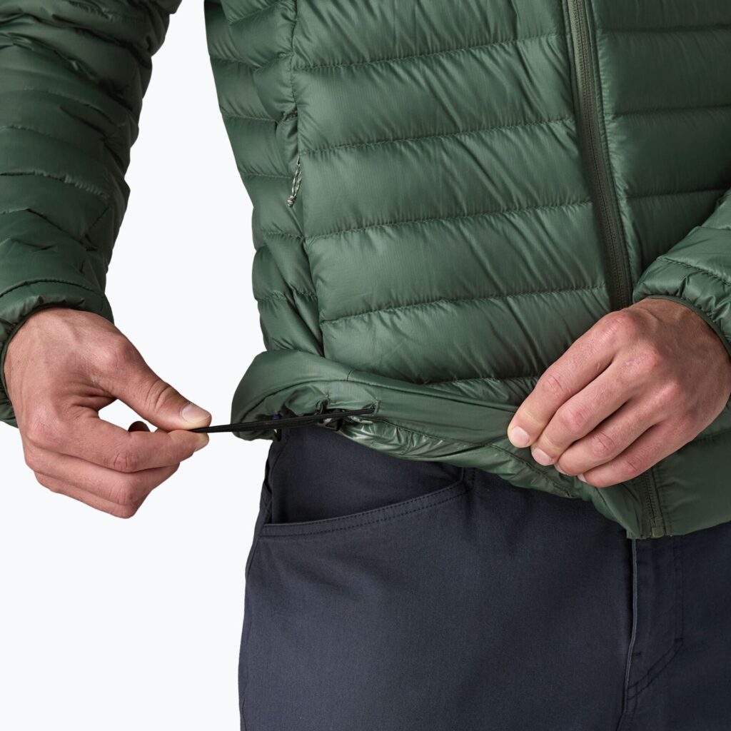 Куртка мужская Patagonia Down Sweater Hoody treeline green