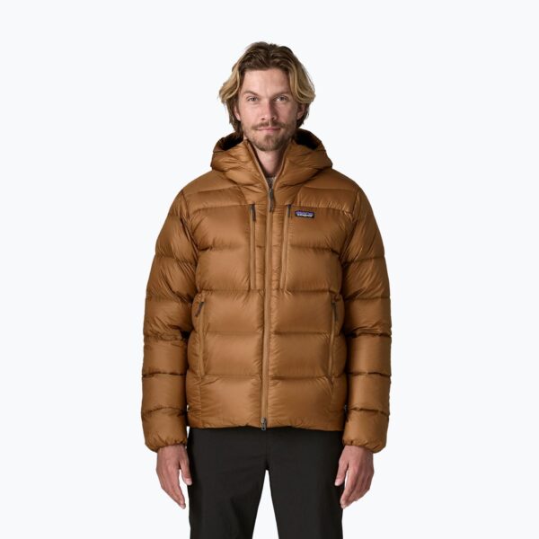 Куртка мужская Patagonia Fitz Roy Down Hoody deer brown