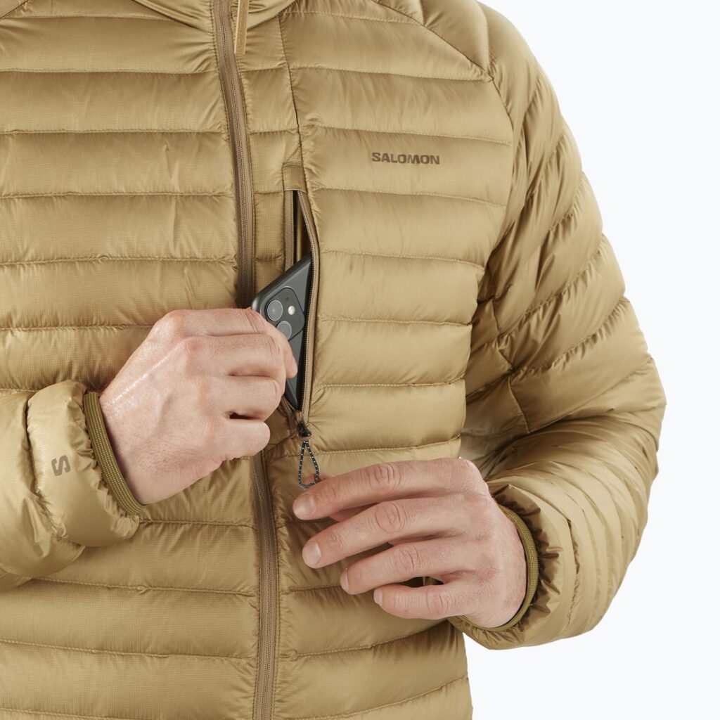 Мужская куртка Salomon Elixir Micro Down antique bronze