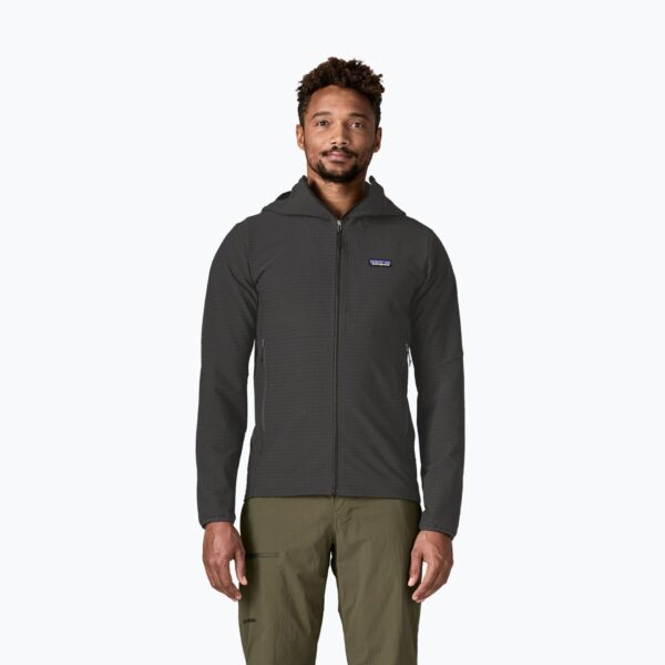 Куртка мужская Patagonia R1 TechFace Hoody black