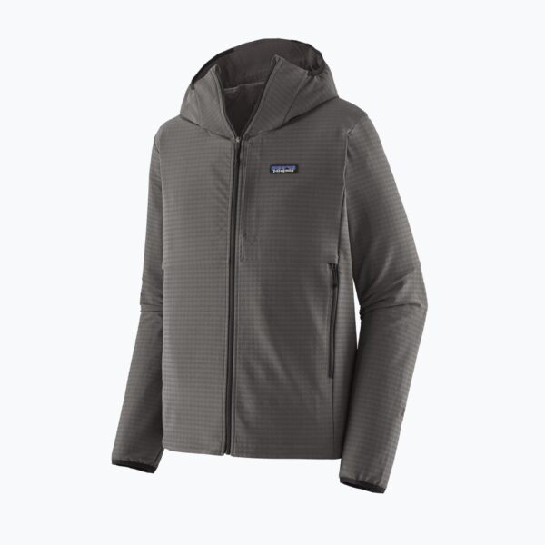 Куртка мужская Patagonia R1 TechFace Hoody forge grey
