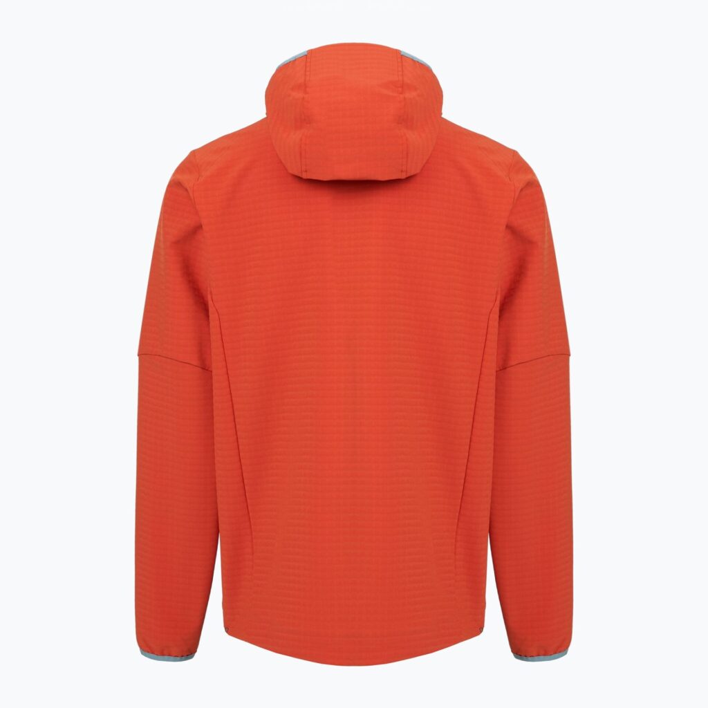 Куртка мужская Patagonia R1 TechFace Hoody hot ember