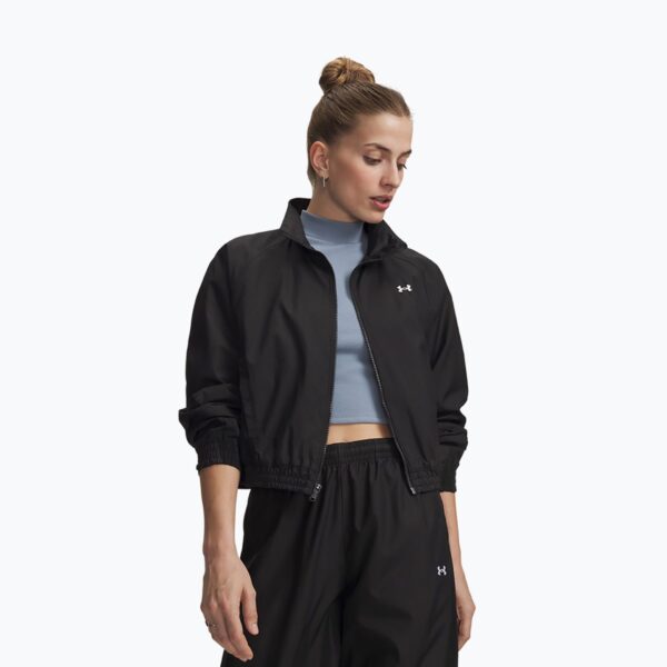Куртка тренировочная женская Under Armour Rival Woven ultimate black/white