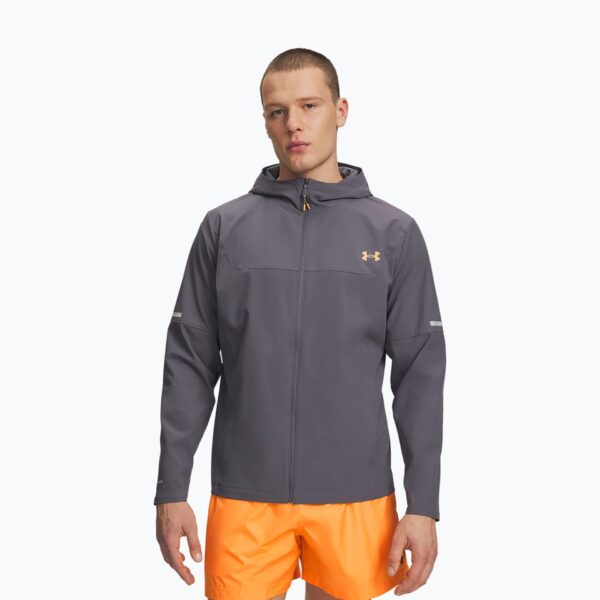 Куртка мужская Under Armour Tech Utility Woven castlerock/orange bloc