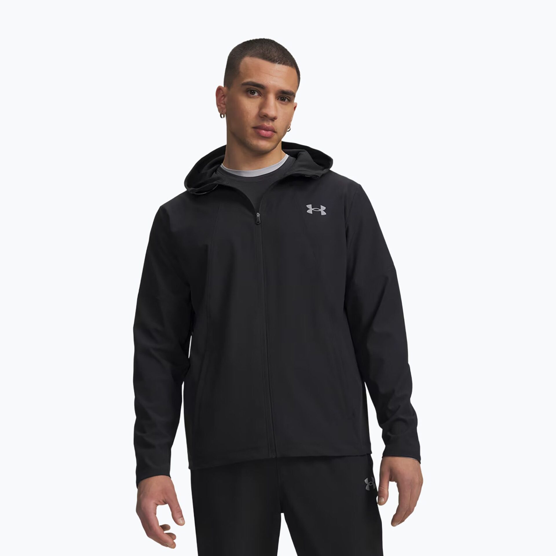 Under Armour — Куртка Куртка мужская Under Armour Tech Utility Woven black/black/steel — фото товара