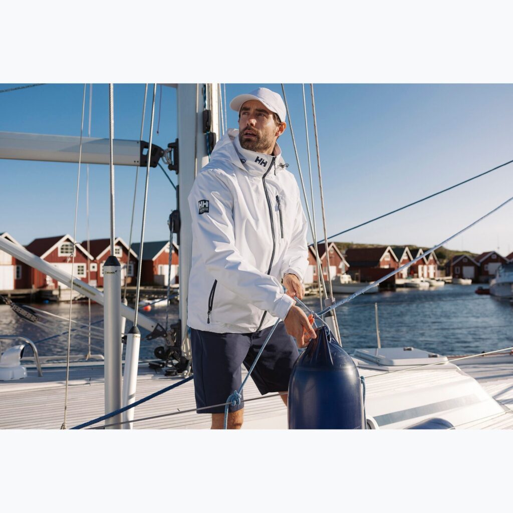 Куртка мужская Helly Hansen Crew Hooded 2.0 white