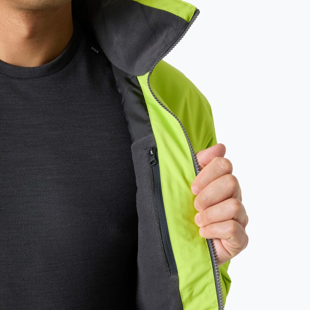 Куртка мужская Helly Hansen Crew Hooded Midlayer 2 luminous green